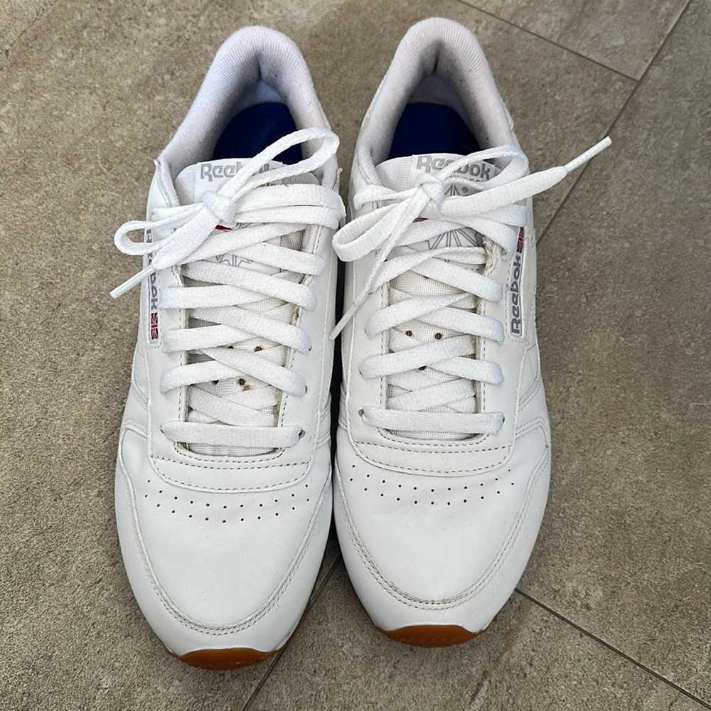White Reebok Classics